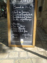 Chez Jean Léon à Orléans menu