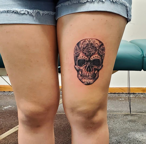 Explore last name tattoo ideas on arm, creative tattoo ideas in Kenosha, available at Kenosha Tattoo Company