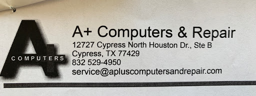 Computer Repair Service «A+ Computers and Repair», reviews and photos, 12727 Cypress North Houston Rd, Cypress, TX 77429, USA