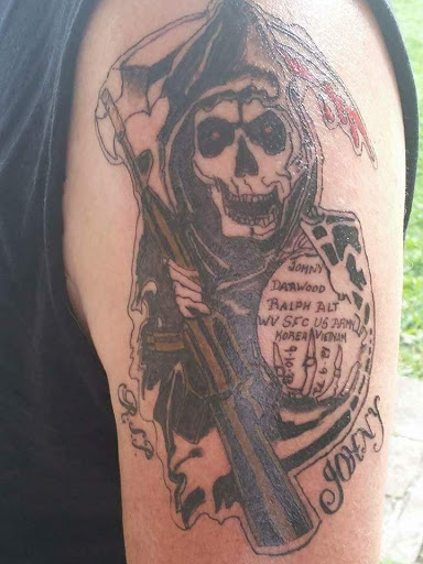 Explore music lover tattoo ideas, creative tattoo ideas in Davis, available at SIX GUN SOUND TATTOO