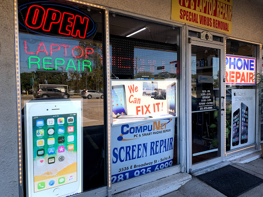 Computer Repair Service «PC , MAC & Cell Phone Repair Compunet Pearland», reviews and photos, 3536 E Broadway St, Pearland, TX 77581, USA