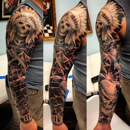 Explore lower back tattoo ideas, creative tattoo ideas in Charles Town, available at Blue Heron Tattoo