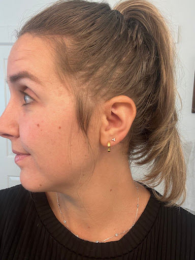 Explore grinch tattoo ideas, creative tattoo ideas in South Jordan, available at Groovy Peach Piercing Co