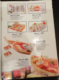 Tokyo sushi à Dunkerque carte