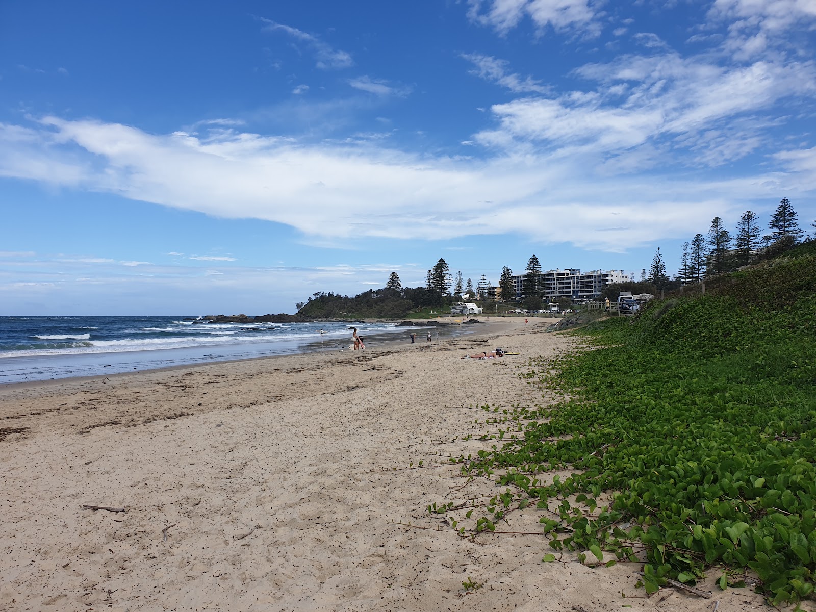 Fotografie cu Port Macquarie Beach - locul popular printre cunoscătorii de relaxare