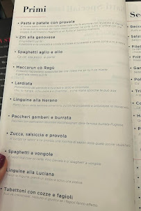 Restaurant de spécialités de la région de Naples O’pazz Posillipo à Naples (le menu)