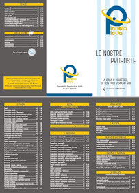 Menu du Pianeta Piada à Forlì