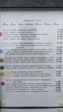 Menu du Sarl Chepaou à Sigoulès-et-Flaugeac