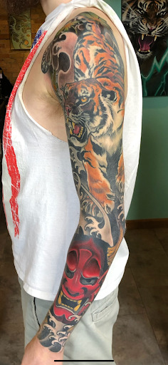 Explore luna moth tattoo ideas, creative tattoo ideas in Stillwater, available at Anchors End Tattoo of Stillwater Minnesota