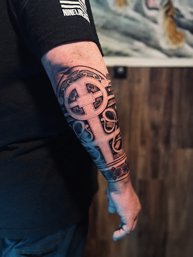 Explore latitude longitude tattoo ideas, creative tattoo ideas in Hudson, available at The Bohemian Social Club