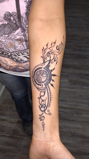 Explore sacred geometry tattoo ideas, creative tattoo ideas in Jonesboro, available at Immortal Ink