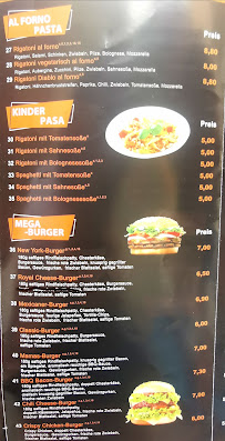 Menu du Mama's Food à Bamberg