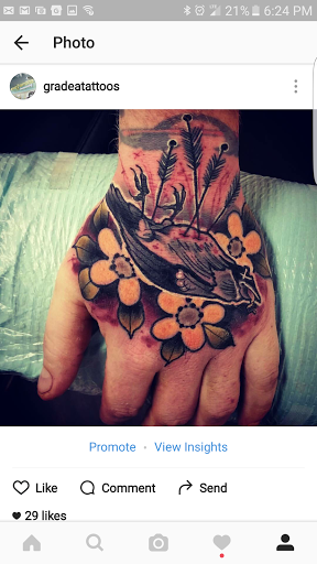 Explore dark cover up tattoo ideas, creative tattoo ideas in Fort Wayne, available at Grade A Tattoos and Body Piercing