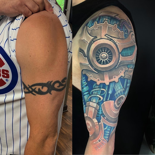 Explore tattoo ideas running, creative tattoo ideas in Lombard, available at New Hope Tattoo