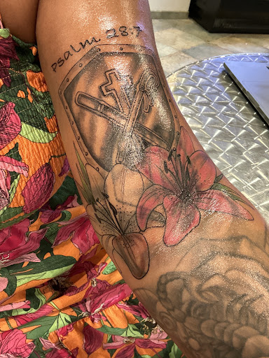 Explore donut tattoo ideas, creative tattoo ideas in Winter Park, available at Fine Ink Studios Tattoos