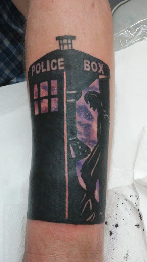 Explore greek sleeve tattoo ideas, creative tattoo ideas in Martinsburg, available at Cherry Bomb Tattoo