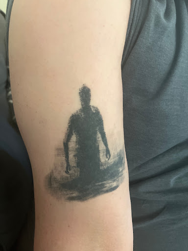 Explore bookish tattoo ideas, creative tattoo ideas in Longview, available at Burning Rock Tattoo