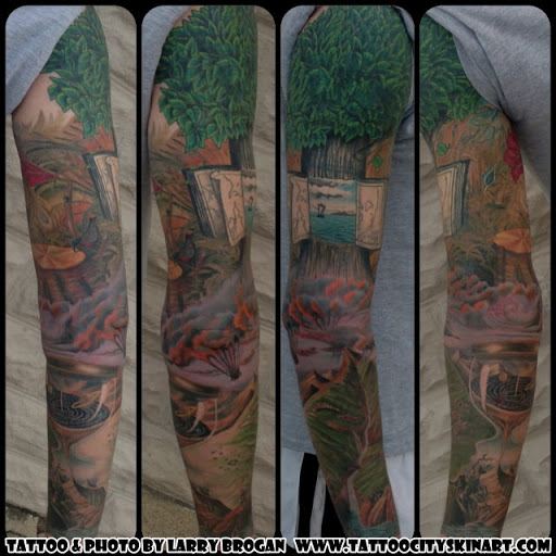 Explore butterfly back tattoo ideas, creative tattoo ideas in Lockport, available at Tattoo City by Larry Brogan