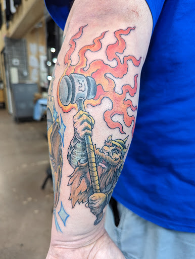 Explore lilo tattoo ideas, creative tattoo ideas in Phoenix, available at Golden Rule Tattoo Camelback