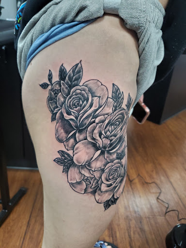 Explore infinity tattoo ideas for guys, creative tattoo ideas in Rogers, available at Saved by Grace Tattoo Studio