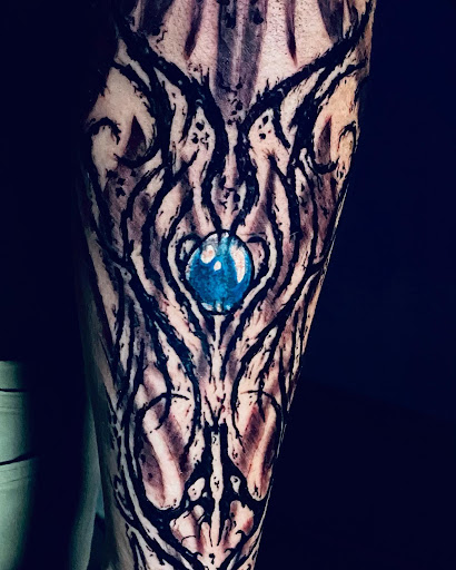 Explore angel neck tattoo ideas, creative tattoo ideas in Eustis, available at Eclectic Tattoo Collective