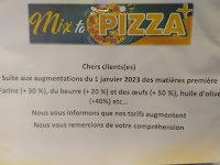 Mix Ta Pizza à Nérac carte