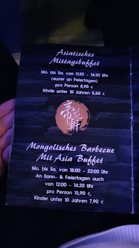 Restaurant chinois Kaisergarten à Northeim (le menu)