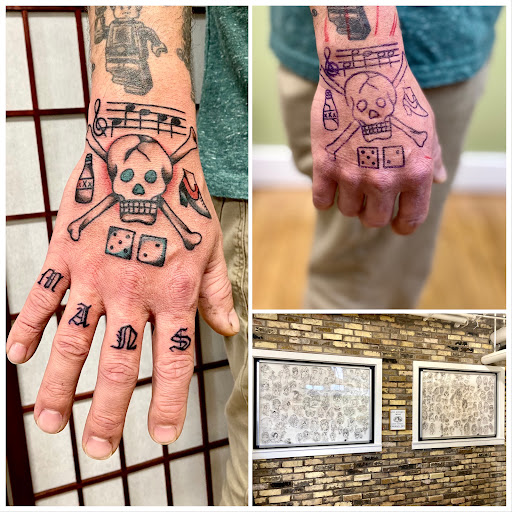 Explore siblings tattoo ideas, creative tattoo ideas in Ironwood, available at Iron Ink Tattoos