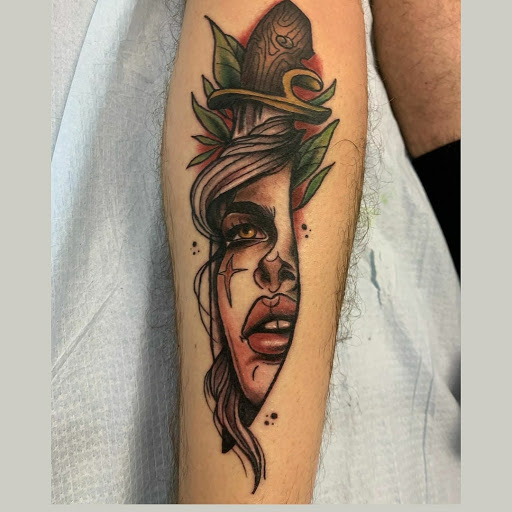 Explore pharmacy tattoo ideas, creative tattoo ideas in Buford, available at Inked Arts Tattoo Studio