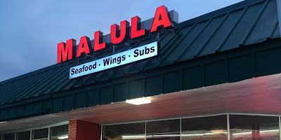 Malula wings seafood subs salad
