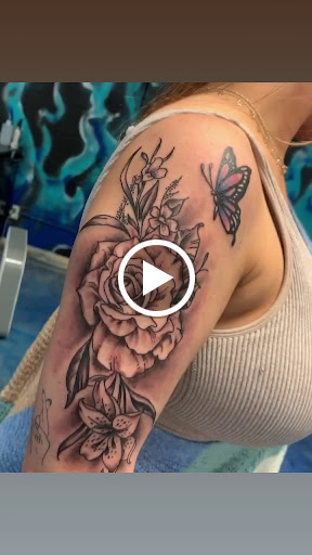 Explore marvel leg tattoo ideas, creative tattoo ideas in Little Rock, available at Blu Flame Ink