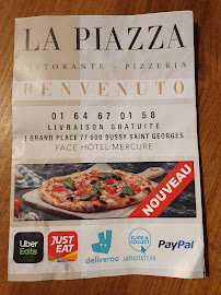 Restaurant italien La Piazza à Bussy-Saint-Georges - menu / carte