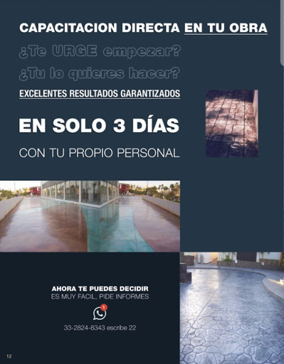 Concreto Estampado Guadalajara SPG®