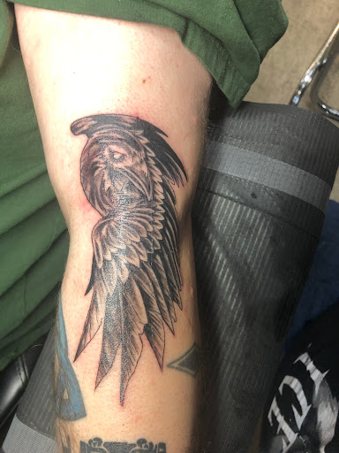 Explore dark cover up tattoo ideas male, creative tattoo ideas in Spokane, available at Platinum Rose Tattoo Studio