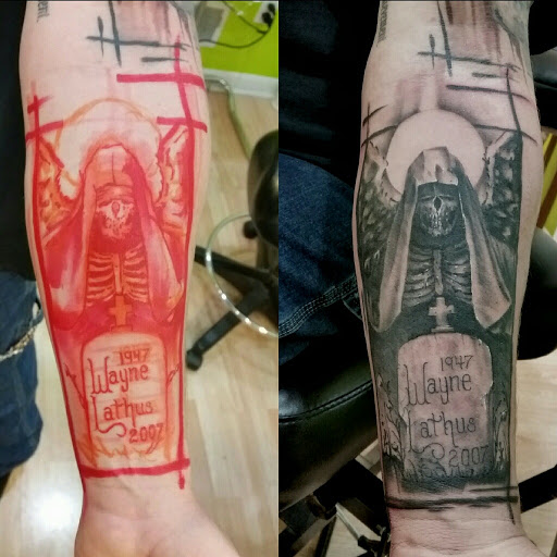Explore wisdom tattoo ideas, creative tattoo ideas in Chicago, available at Royal Flesh Tattoo and Piercing