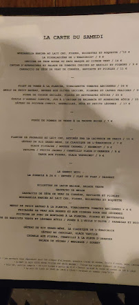 L'Ébauchoir à Paris menu