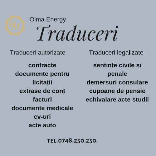 Traduceri Lujerului (SC Olma Energy SRL) - <nil>