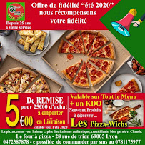 Menu / carte de Le four à pizza - Trion à Lyon