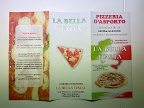 Menu / carte de La Bella Italia à Asti