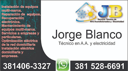 JB servicio tecnico de Aires.Acondicionados y electricidad