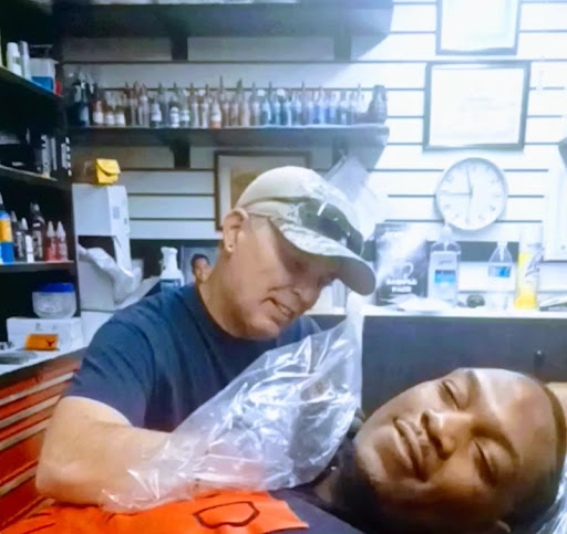 Explore master sword tattoo ideas, creative tattoo ideas in Atlanta, available at Alien Touch Tattoo Inc