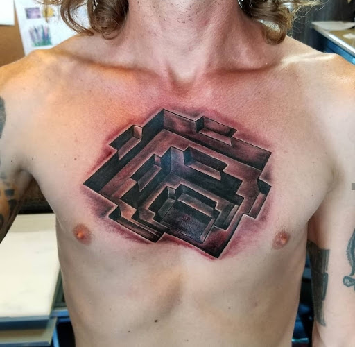 Explore 3 initial tattoo ideas, creative tattoo ideas in Yucca Valley, available at Strata Tattoo Lab LLC