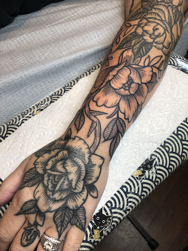 Explore 3d tattoo ideas for women, creative tattoo ideas in Pittsburgh, available at Female Trouble Tattoo