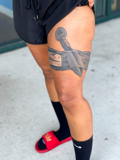 Explore pet memorial tattoo ideas, creative tattoo ideas in Goose Creek, available at Red Kirin Tattoo