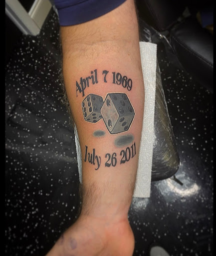 Explore numbers tattoo ideas, creative tattoo ideas in Fort Myers, available at Loyal 2 The Coil Tattoos & Piercings (Edison Mall Location Entrance F)