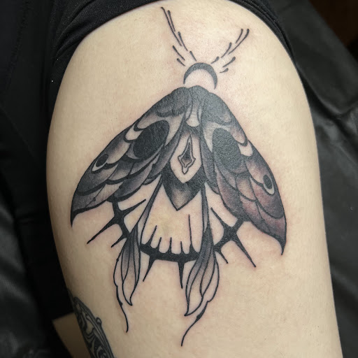 Explore king of hearts tattoo ideas, creative tattoo ideas in Buffalo, available at True Gloom Tattoo Studio