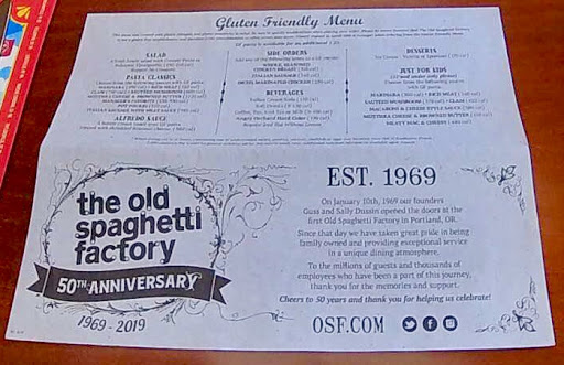 Italian Restaurant «The Old Spaghetti Factory», reviews and photos, 603 NW 2nd St, Corvallis, OR 97330, USA