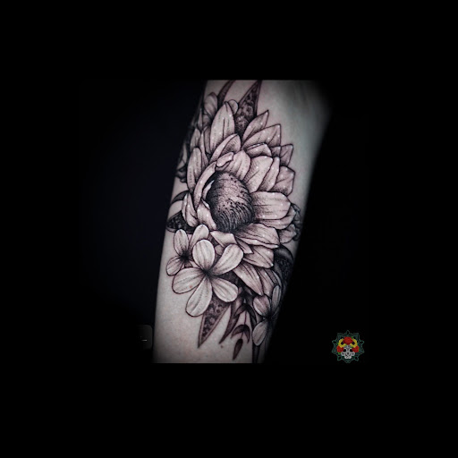 Explore shield maiden tattoo ideas, creative tattoo ideas in Roanoke, available at Saint Cecilias Art Studio