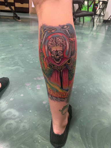Explore gladiolus tattoo ideas, creative tattoo ideas in Roanoke, available at Saint Cecilias Art Studio