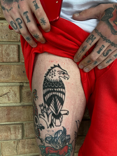 Explore egyptian chest tattoo ideas, creative tattoo ideas in Tallmadge, available at Killjoy tattoo